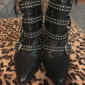 Steve Madden Comet Studded Buckle Boots